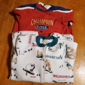 Toddler bundle - PJs and one piece outfit, 2T/24mo